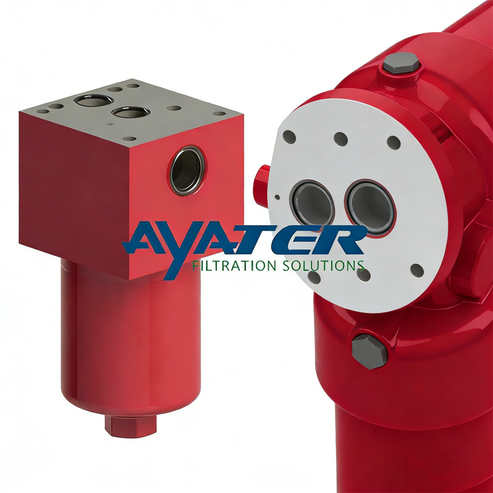 Ayater DFP Seri High -Presyon Manifold Mounted Filter Assembly